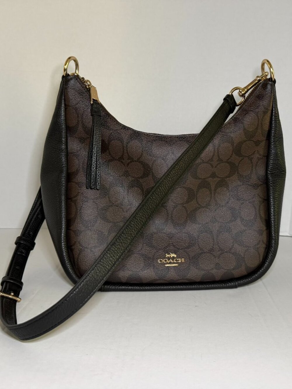 Coach Jules Hobo in Signature Canvas